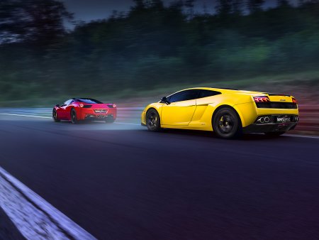 Ferrari vs Lamborghini Morava